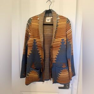 Cotton & Rye Aztec western cardigan